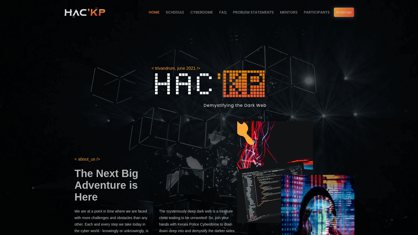 Screenshot of Hac’KP – Kerala Police